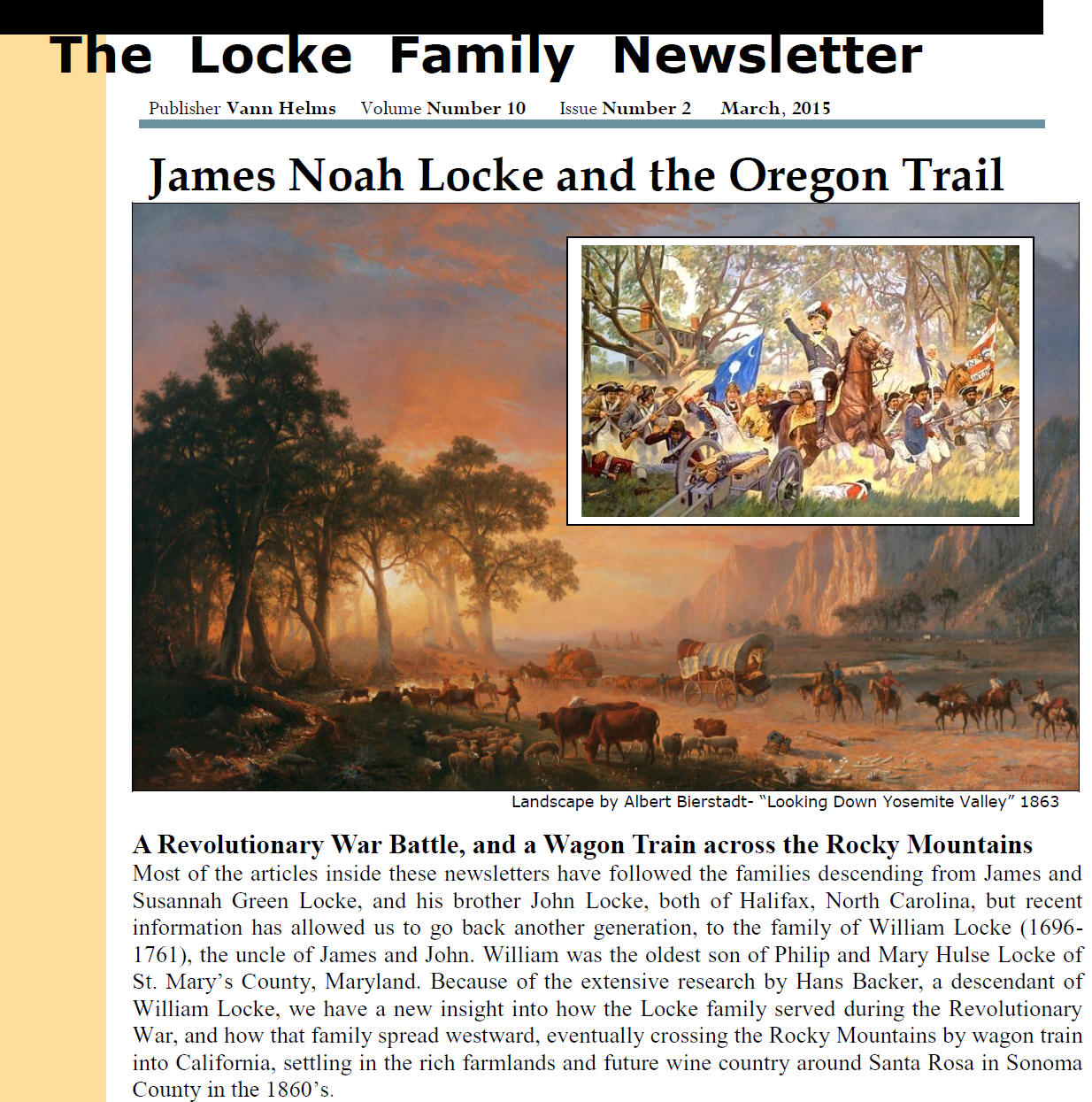 Locke Newsletter sample